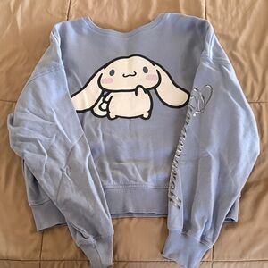 H&M Light Blue Cinnamoroll Graphic Sweatshirt